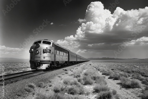 Powerful Freight: Diesel Locomotives Crossing the Arid Southwest