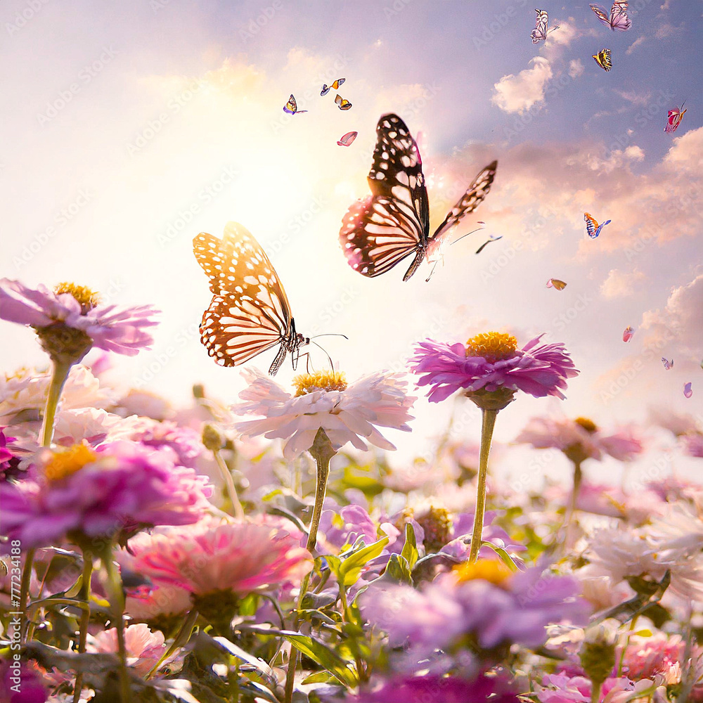 천국에 사는 나비