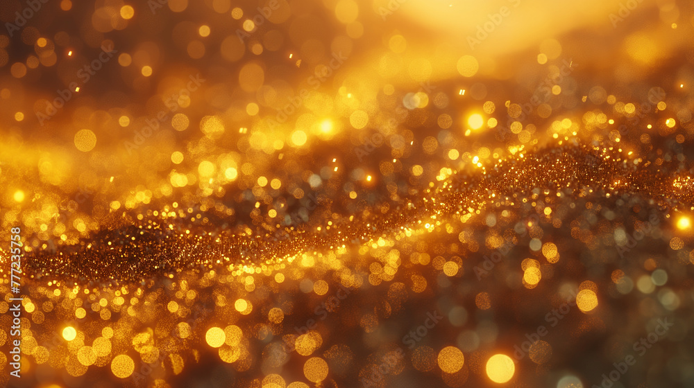 Golden surface.