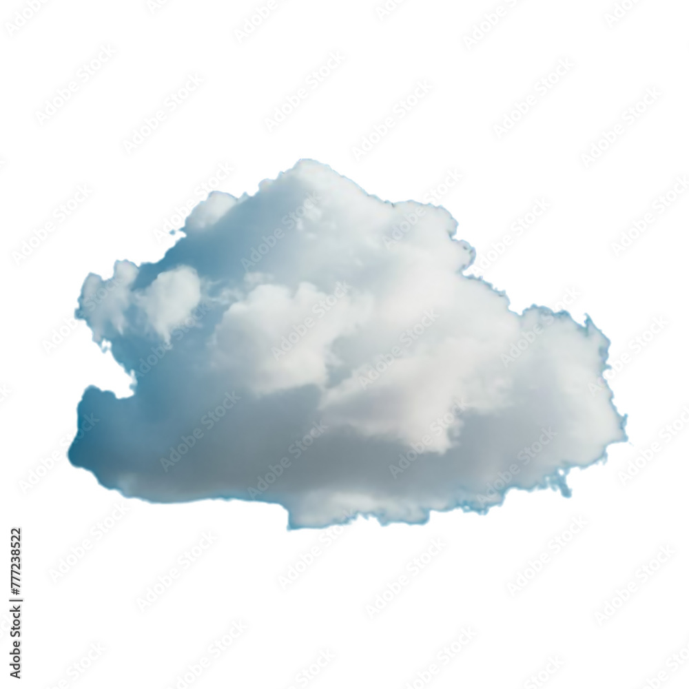 Cloud png isolated on transparent background