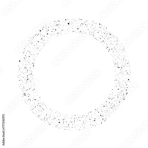 Circle halftone dotted background