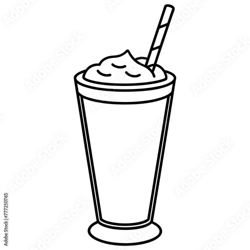 glass of cola -  vector illustration