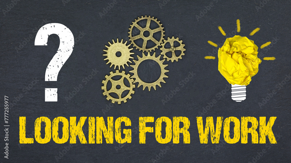 Obraz premium Looking for work