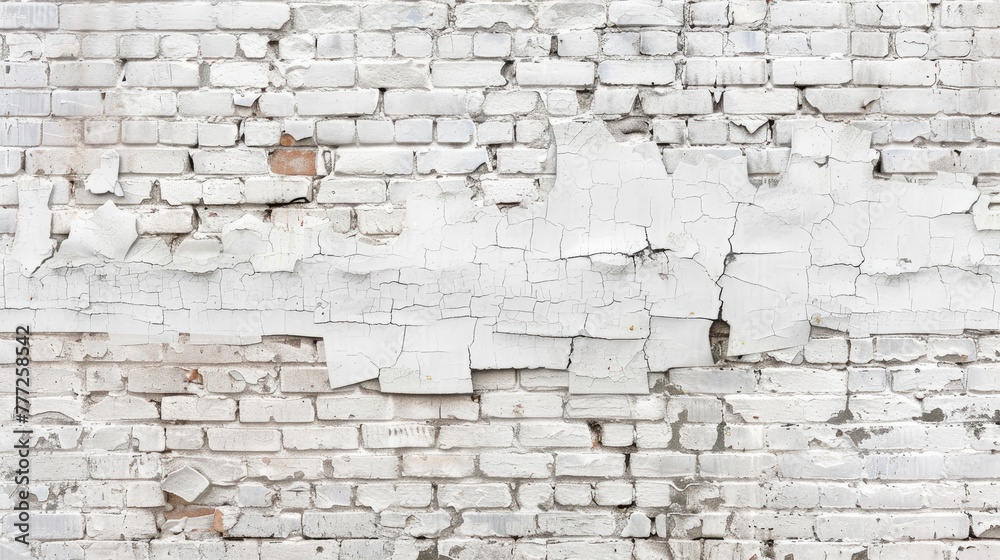 Grunge brick wall. Generative AI