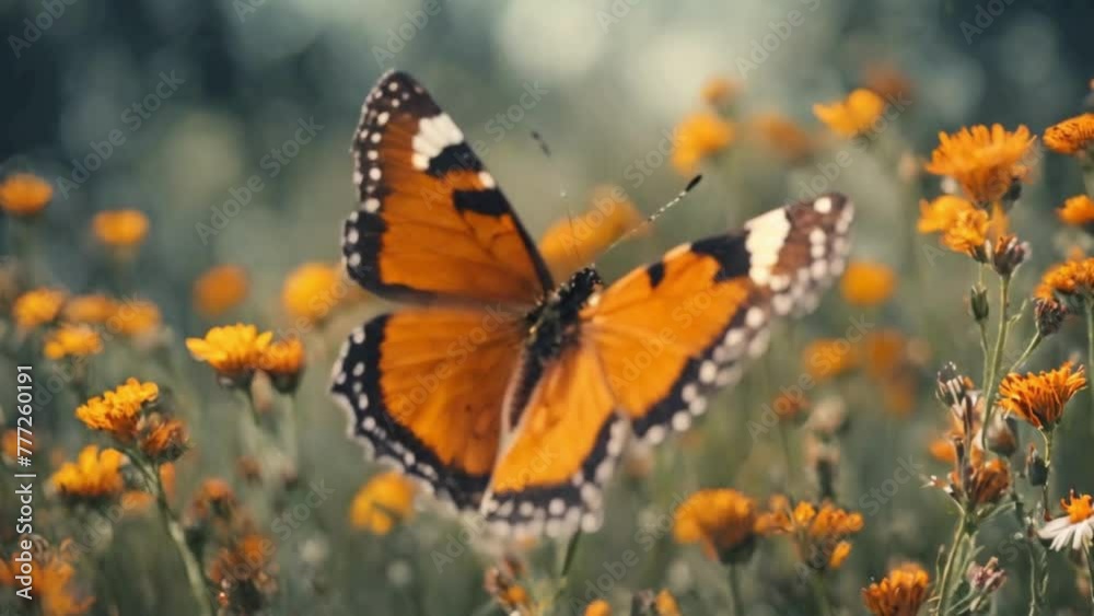 butterfly on a flower butterfly on a flower
