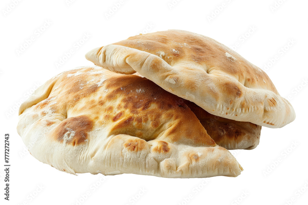 Pita Bread isolated on transparent background