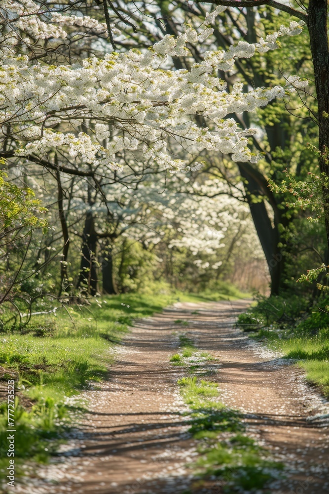 Spring's Palette Unleashed: A Vibrant Display of Cherry, Pear, and Plum Blossoms in the Arboretum Spring's Palette Unleashed: A Vibrant Display of Cherry, Pear, and Plum Blossoms in the Arboretum