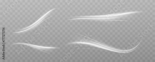 Texture of cold winter wind. Holiday vector snowstorm. Christmas cold snowstorm effect.Light effect.	