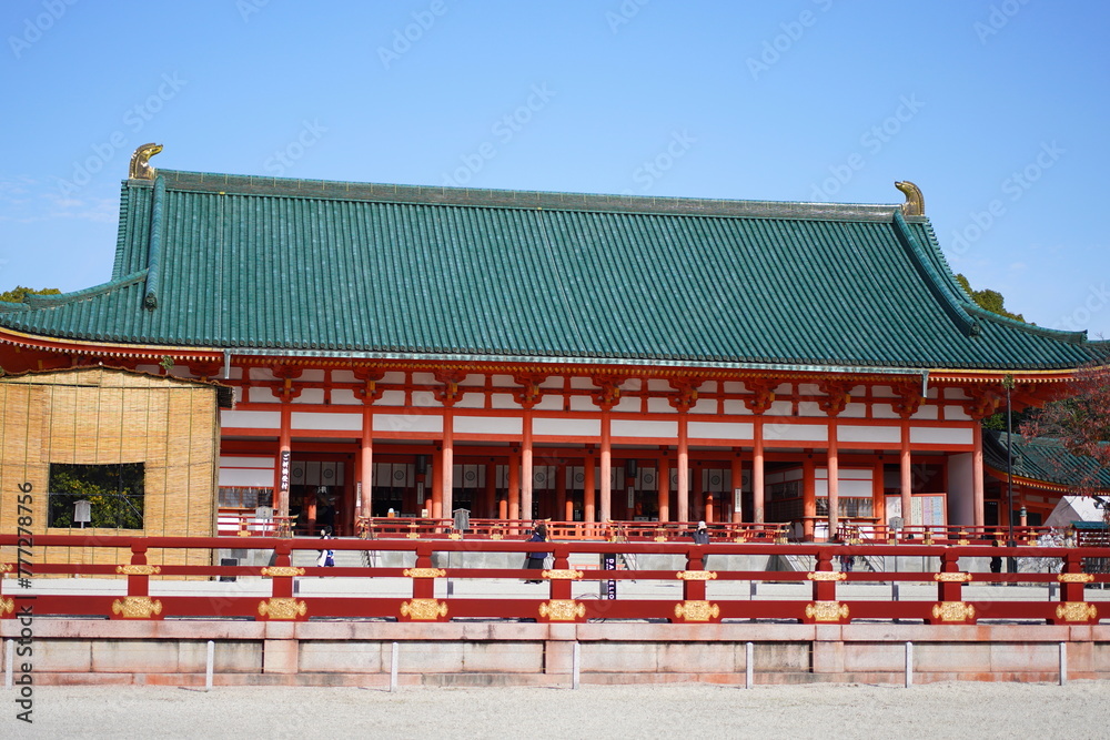 日本の京都　有名な平安神宮
