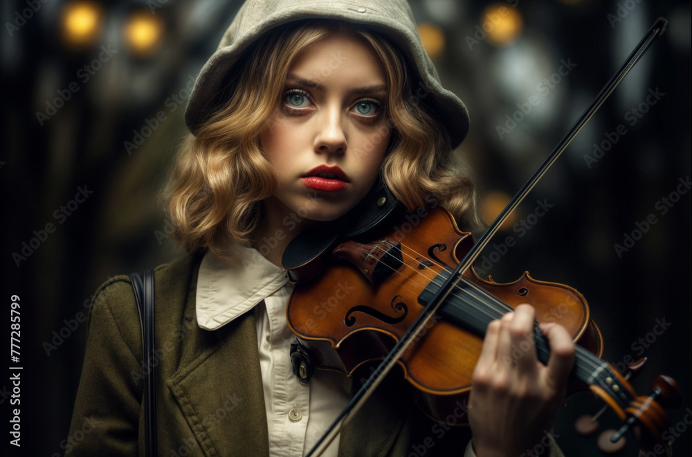 The girl with the violin. Finding yourself through music.
