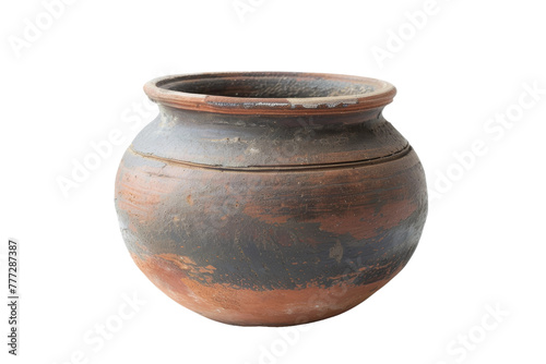 Handcrafted Pottery Display isolated on transparent background