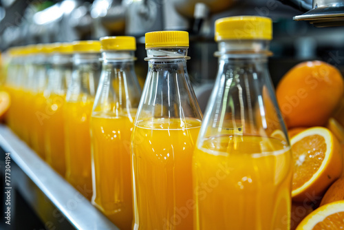 Fruit juice production industry in food manufacturing