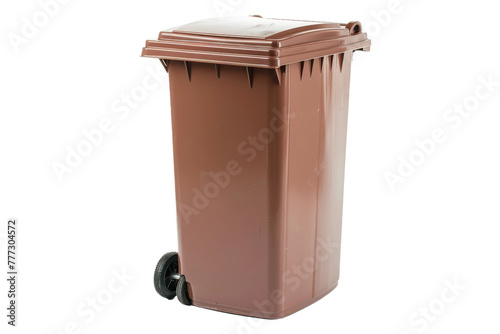 Trash Can Display isolated on transparent background