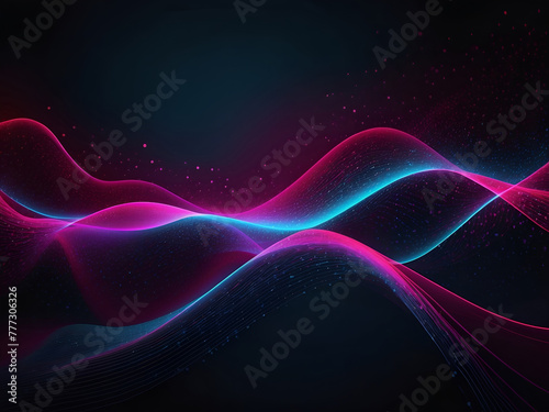 wave abstract gaming modern background 