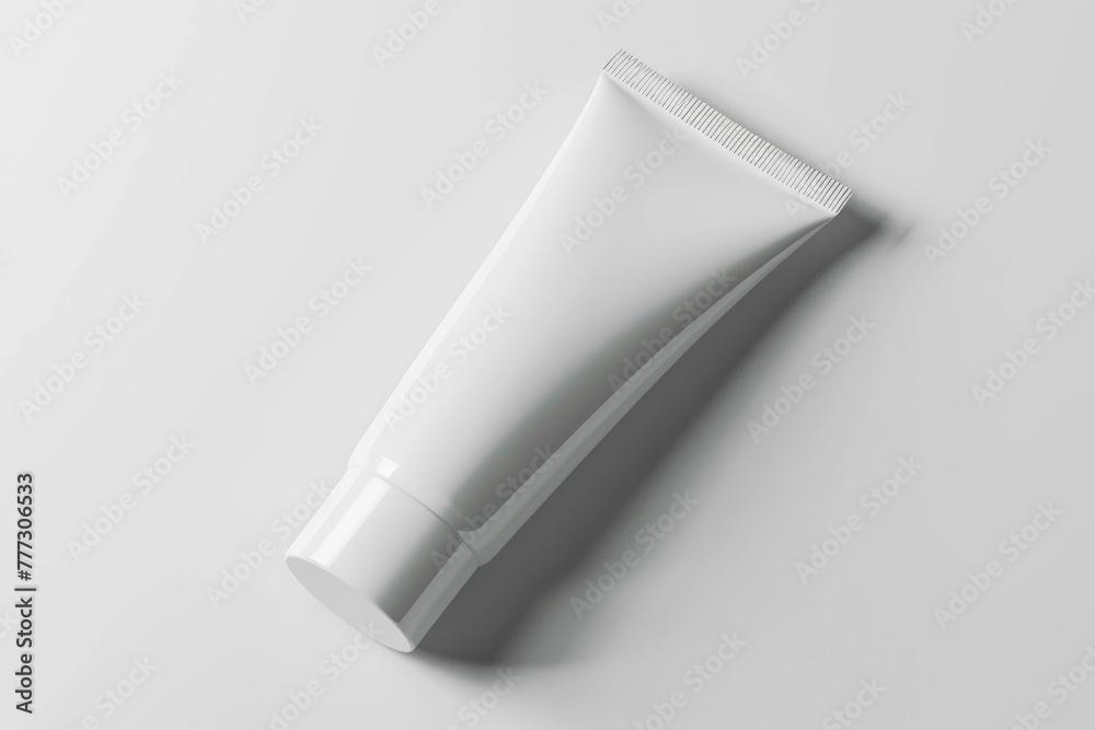 Isolated Blank White Tube Mockup for Skincare and Cosmetic Products. 3D Rendering of Ointment, Toothpaste, Cream, Glue or Gel in Clear Packaging for Logo Branding and Presentation Isolated Blank White Tube Mockup for Skincare and Cosmetic Products. 3D Rendering of Ointment, Toothpaste, Cream, Glue or Gel in Clear Packaging for Logo Branding and Presentation