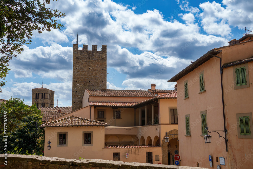 Historic buildings of Arezzo, Tuscany, Italy