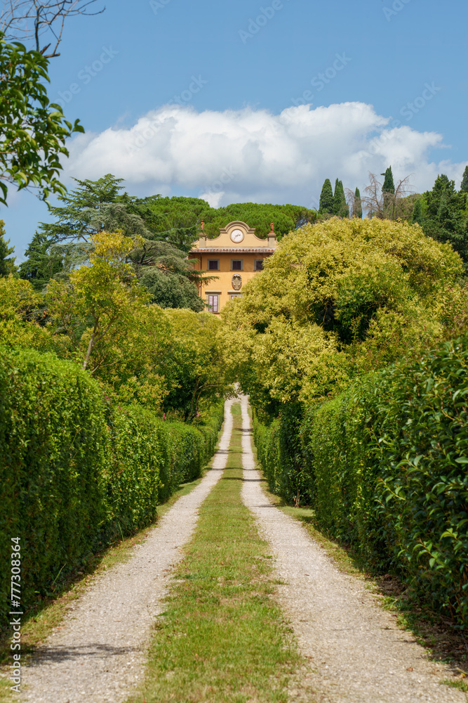 Historic villa at Tregozzano, near Arezzo, Tuscany