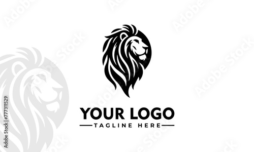 Vintage Mom Lion Girl Logo Vector Unique Design for Women and Lion Lovers Premium Lioness Symbol