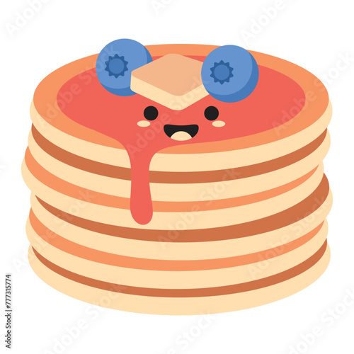 Cute Pancake Illustration