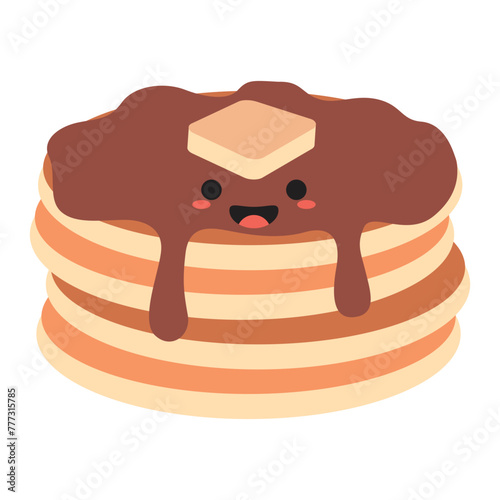 Cute Pancake Illustration