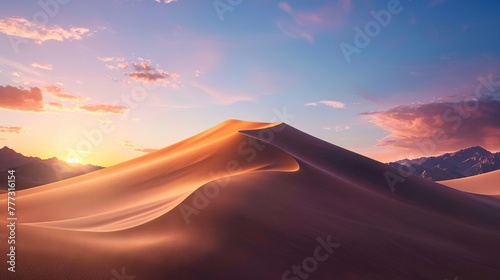 Desert dune at dusk © Antiga