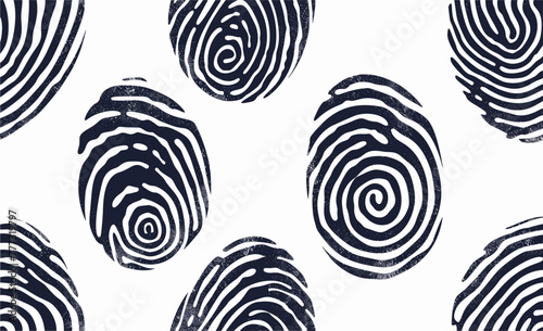 Seamless pattern of fingerprint textures