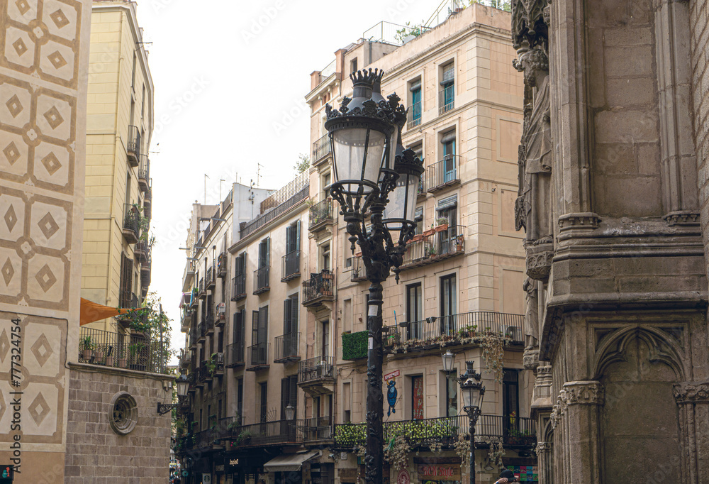 Altstadt Barri Gotic in Barcelona, Katalonien