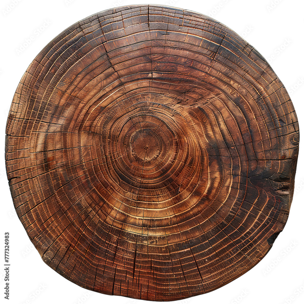 Fototapeta premium round cut of trunk