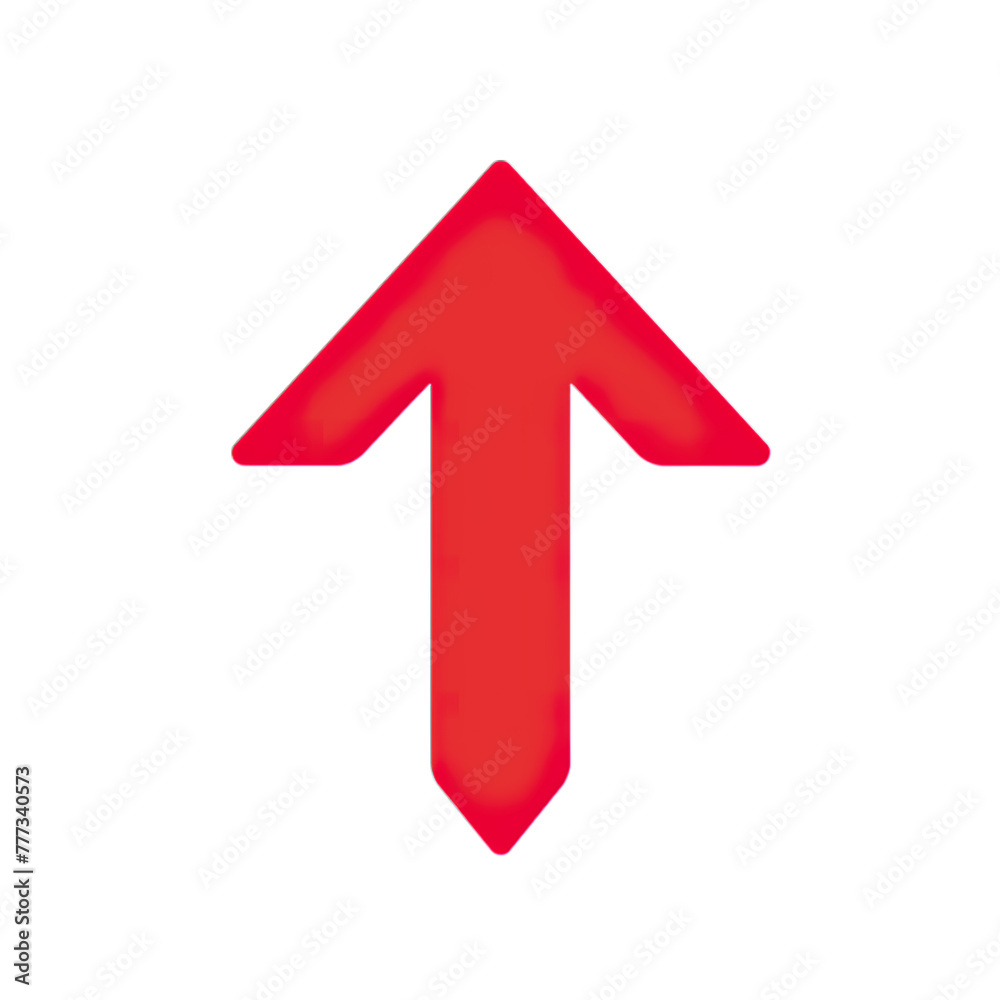 red arrow isolated on white red arrow isolated on white