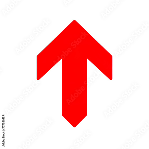 Free Download red arrow isolated on white - GFXLoad