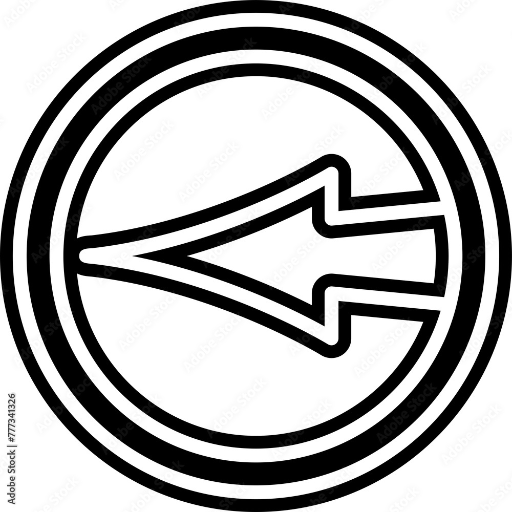 Linear Arrow icons. Modern graphic direction signs Linear Arrow icons. Modern graphic direction signs