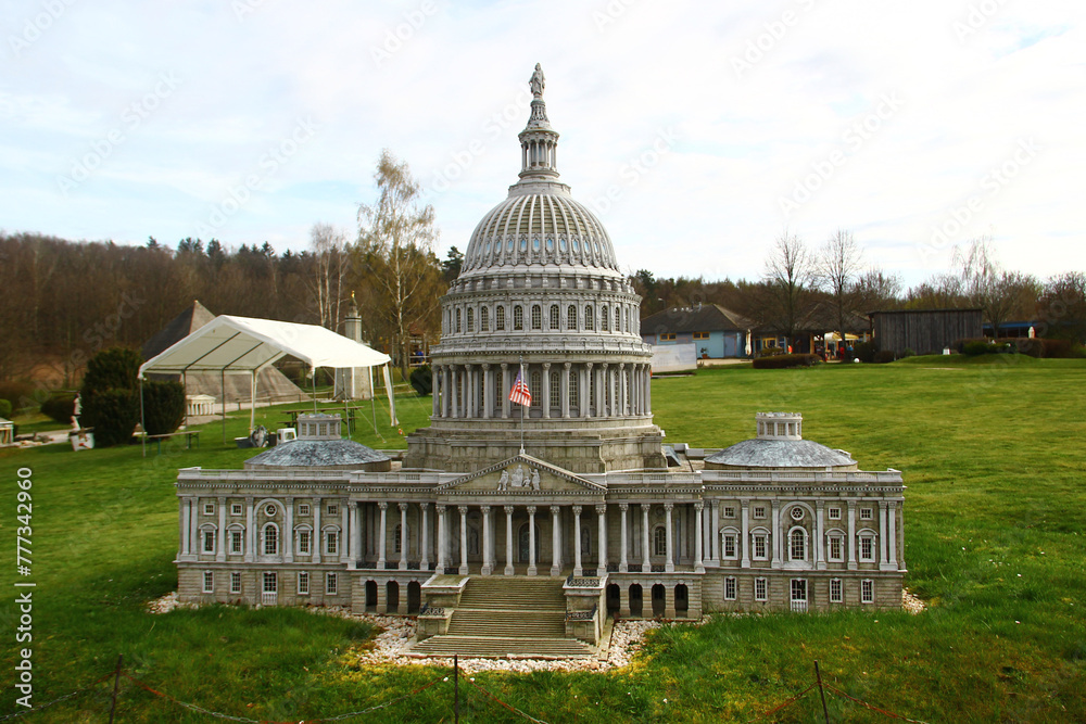 Lichtenstein, Germany - March 29, 2024: Model of US Capitol in ...