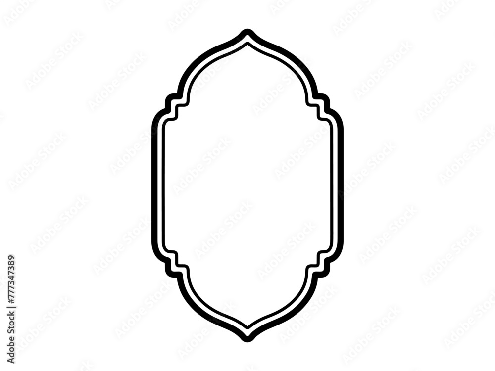 Ramadan Mubarak Frame Line Art Illustration
Ramadan Mubarak Frame Line Art Illustration