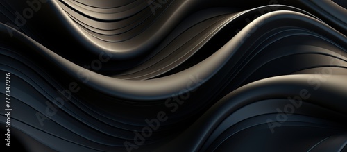 abstract wavy background with black and white colors