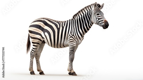 zebra pony white background
