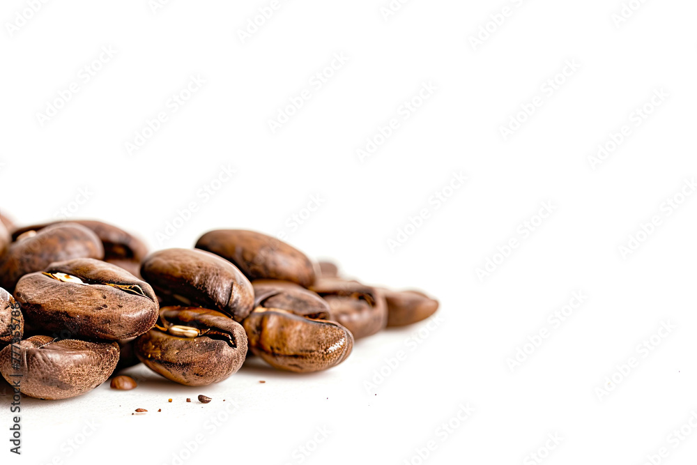 Coffee beans isolated on white background Coffee beans isolated on white background