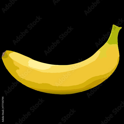 Banane. Vektor - Grafik. Isoliert.