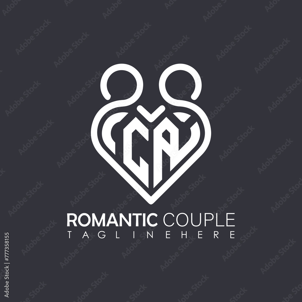Couple love Heart symbol ALL letter logo icon design template. May be used in medical, dating, Valentines Day and wedding design. Couple love Heart symbol ALL letter logo icon design template. May be used in medical, dating, Valentines Day and wedding design.