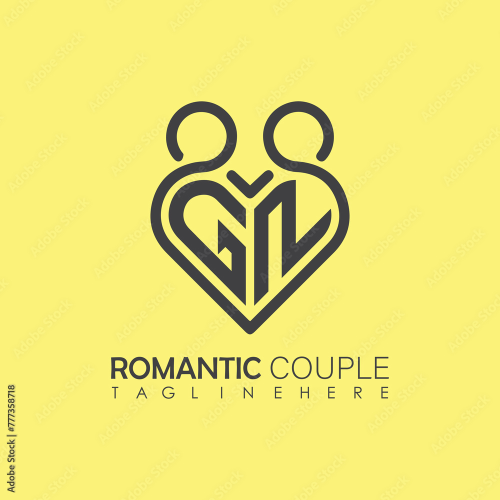 Couple love Heart symbol ALL letter logo icon design template. May be used in medical, dating, Valentines Day and wedding design. Couple love Heart symbol ALL letter logo icon design template. May be used in medical, dating, Valentines Day and wedding design.