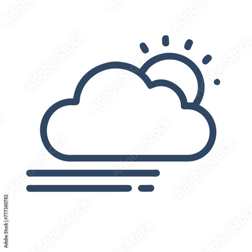 Weather icon element vector graphic sign symbol clipart illustration on a Transparent Background