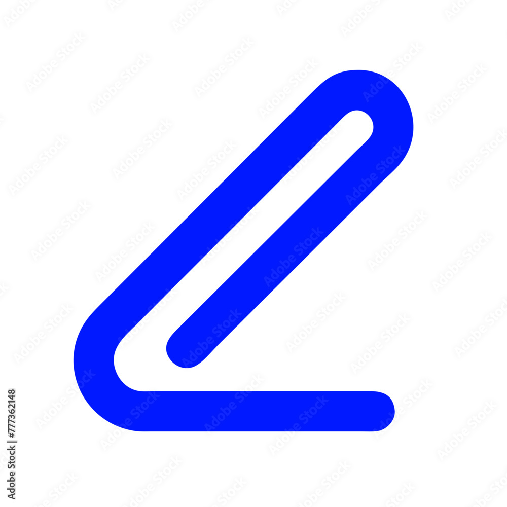 Paperclip icon sign symbol element vector graphic clipart illustration on a Transparent Background Paperclip icon sign symbol element vector graphic clipart illustration on a Transparent Background