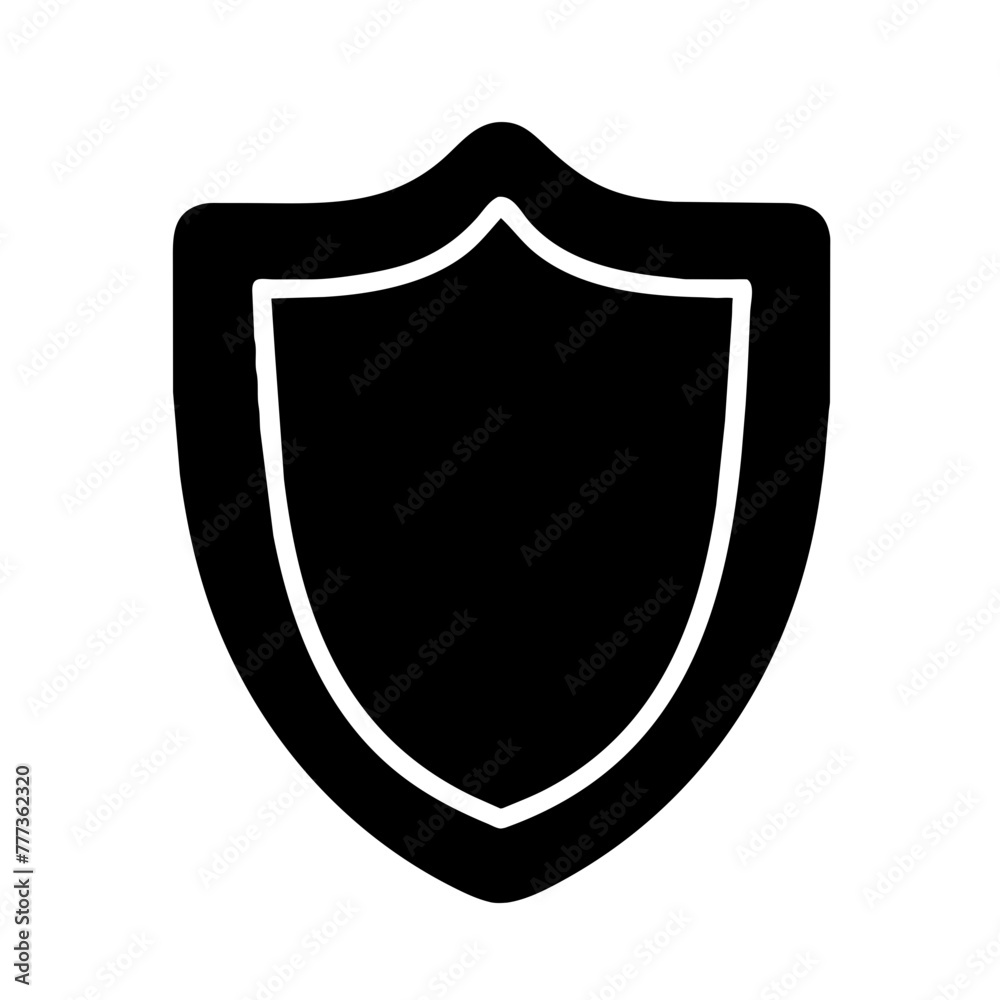 Shield icon vector graphics element silhouette sign symbol illustration on a Transparent Background Shield icon vector graphics element silhouette sign symbol illustration on a Transparent Background