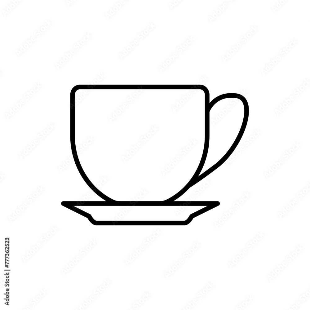 Cup outline icons, minimalist vector illustration ,simple transparent graphic element .Isolated on white background Cup outline icons, minimalist vector illustration ,simple transparent graphic element .Isolated on white background