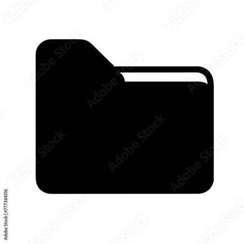 Folder File Manager icon vector graphic element symbol illustration on a Transparent Background