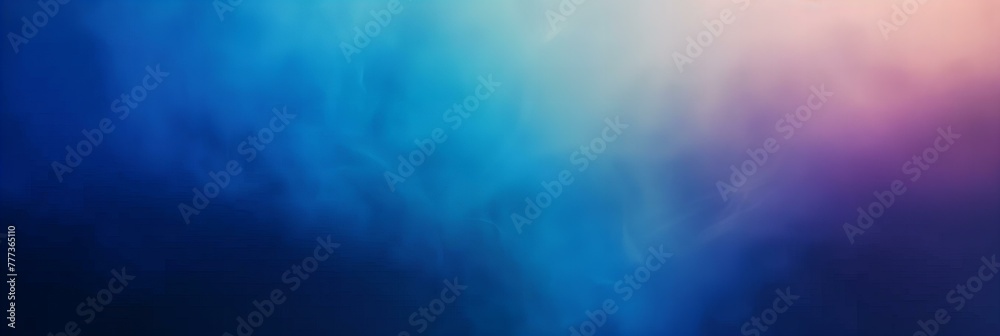 Blue ethereal smoke background, abstract concept for mysticism, spirituality, calmness - obrazy, fototapety, plakaty 