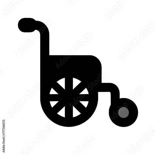 Wheelchair icon vector silhouette drawing handicapped access sign Accessibility symbol illustration on a Transparent Background
