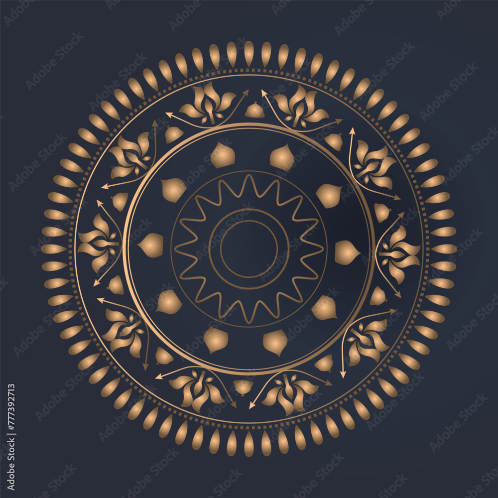 Obraz premium luxury ornamental mandala design
