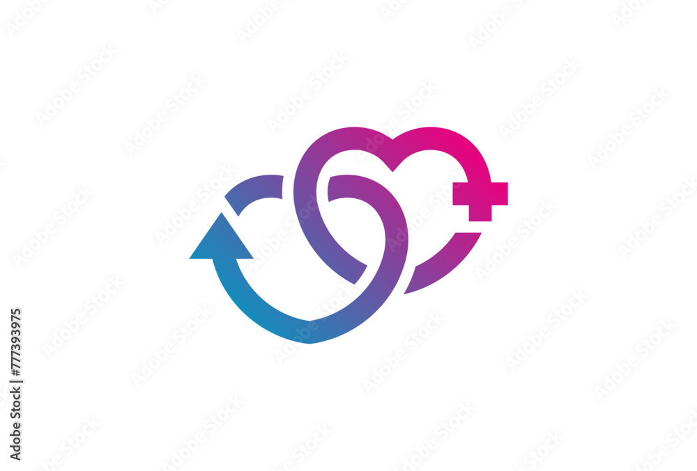 Gender symbol logo inspiration, love sign, male and female sex sign , flat design logo template element, vector Illustration Gender symbol logo inspiration, love sign, male and female sex sign , flat design logo template element, vector Illustration