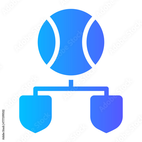 competition gradient icon