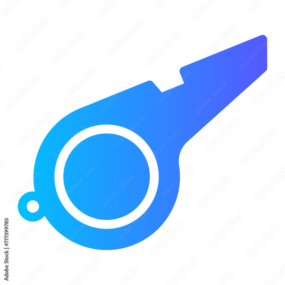 whistle gradient icon whistle gradient icon